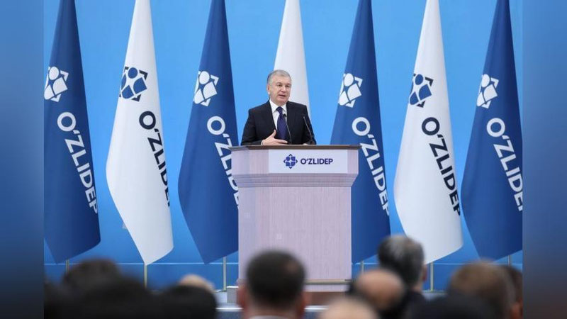 Изрображение 'Шавкат Мирзиёев озвучил предвыборную программу в качестве кандидата в президенты'