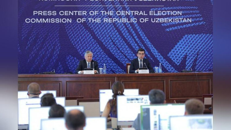'O`zbekistonda o`tkazilayotgan prezidentlik saylovlarining so`nggisi  qachon va qayerda yakunlanishi aytildi'ning rasmi