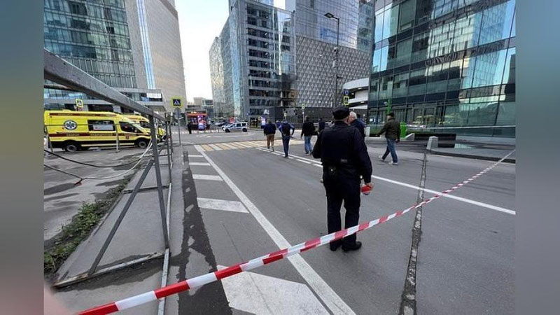 '"Moskva Siti"ga dronlar hujumidan keyin Davlat Dumasi deputati Ukarinaga tahdid qildi'ning rasmi