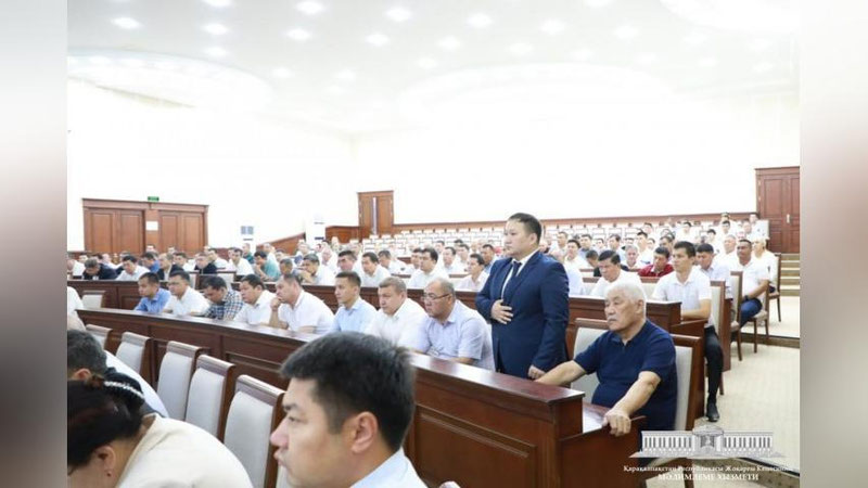 'Rustam Sultanov Qoraqalpog`iston Respublikasi moliya vaziri lavozimiga tayinlandi'ning rasmi