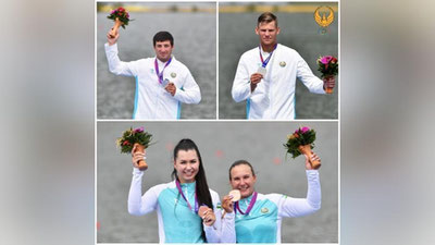 'Xanchjou-2022: Эшкак эшувчиларимиз бугун учта медални қўлга киритишди'ning rasmi