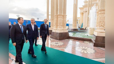 Изрображение 'На ВДНХ в Москве открылся обновленный павильон Узбекистана (видео)'