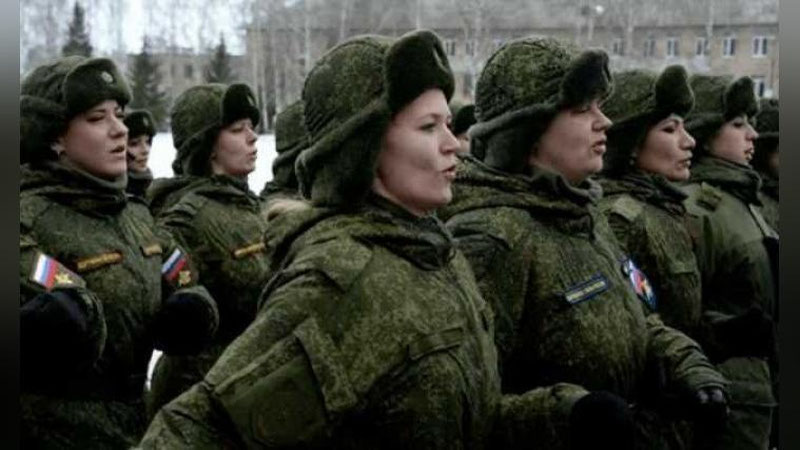 'Rossiya ayollarni Ukrainadagi urushga jalb qilmoqda'ning rasmi