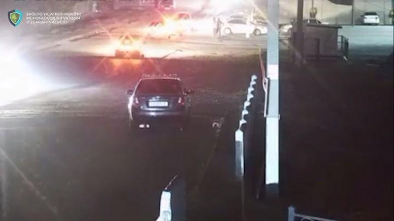 'Sirdaryoda mashinadan axlat uloqtirib ketgan fuqaro jarimaga tortildi'ning rasmi