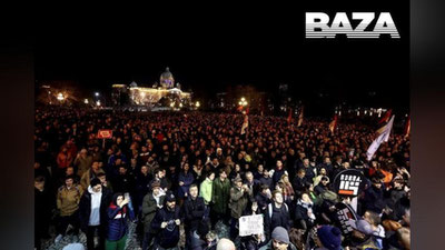 'Cerbiyada saylovlar soxtalashtirilishiga qarshi namoyishlar boshlandi (video)'ning rasmi