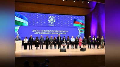 'O`zbekiston madaniy merosi Ozarboyjonda taqdim etildi (foto)'ning rasmi