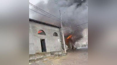 Изрображение 'В Ташкенте горел частный дом (видео)'