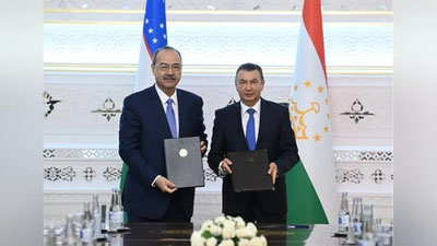 'O`zbekiston va Tojikiston o`zaro savdo hajmini 1 mlrd dollarga etkazish choralarini izlamoqda'ning rasmi