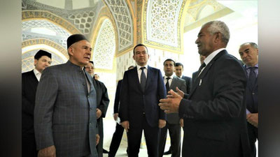 'Tatariston  rahbari Surxondaryoga keldi'ning rasmi