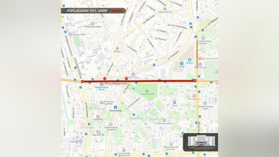 Изрображение 'Ограничено автотранспортное движение по улице Темура Малика в Ташкенте'