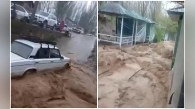 Изрображение 'Кадры селевого потока в Сукоке распространились в сети: официальная реакция'