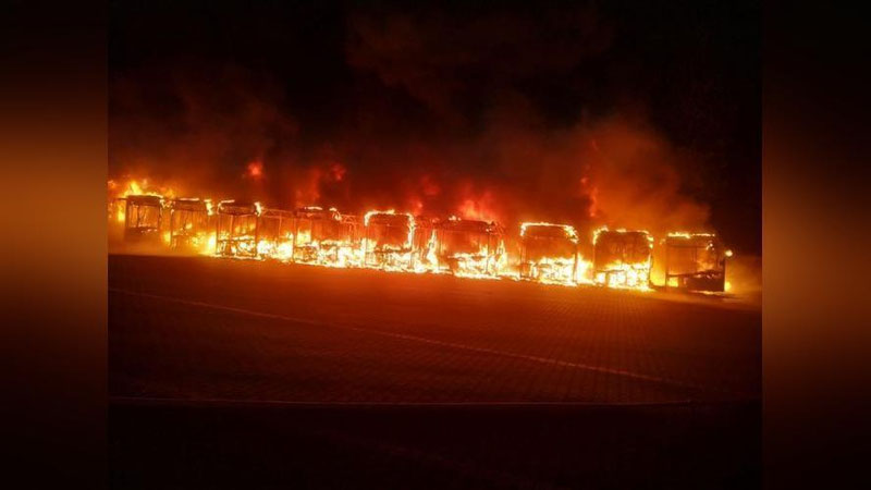 'Polshada yirik yong`in yuz berdi'ning rasmi