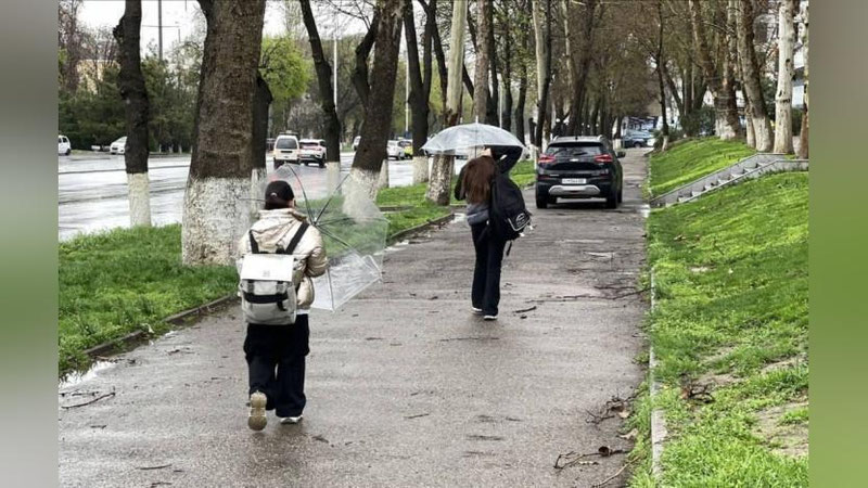 'O`zbekistonda dam olish kunlari vaqti-vaqti bilan yomg`ir yog`adi'ning rasmi