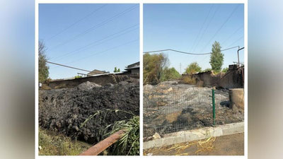 'Toshkentda yuqori kuchlanishli elektr tarmog`i hududida yong`in chiqdi'ning rasmi