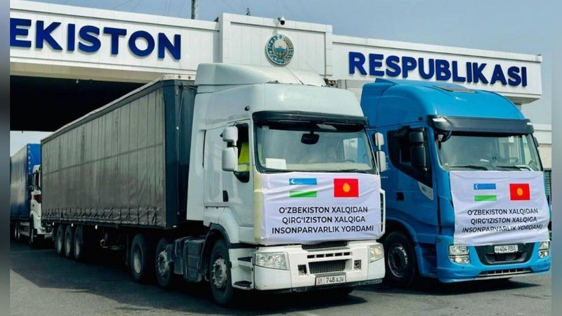 'Ўзбекистон Қирғизистонга яна инсонпарварлик ёрдамини юборди'ning rasmi