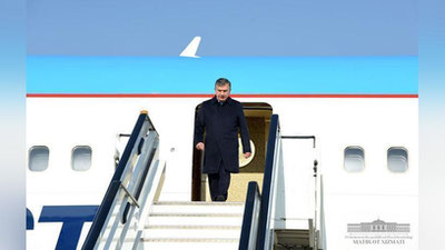 'Shavkat Mirziyoev Sankt-Peterburgga boradi'ning rasmi