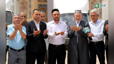 '“Vaqf” xayriya jamoat fondi tomonidan Ramazon oyida ko`plab xayriya-saxovat ishlari amalga oshirilmoqda. 'ning rasmi