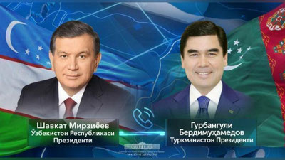 'Shavkat Mirziyoyev Gurbanguli Berdimuhamedov bilan telefon orqali muloqot qildi'ning rasmi