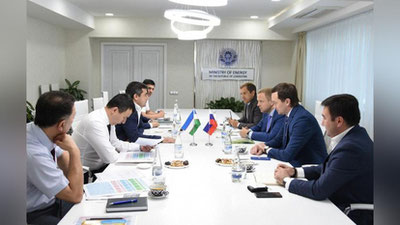 'Rossiyaning «FosAgro» OAJ rahbariyati bilan uchrashuv bo`lib o`tdi'ning rasmi