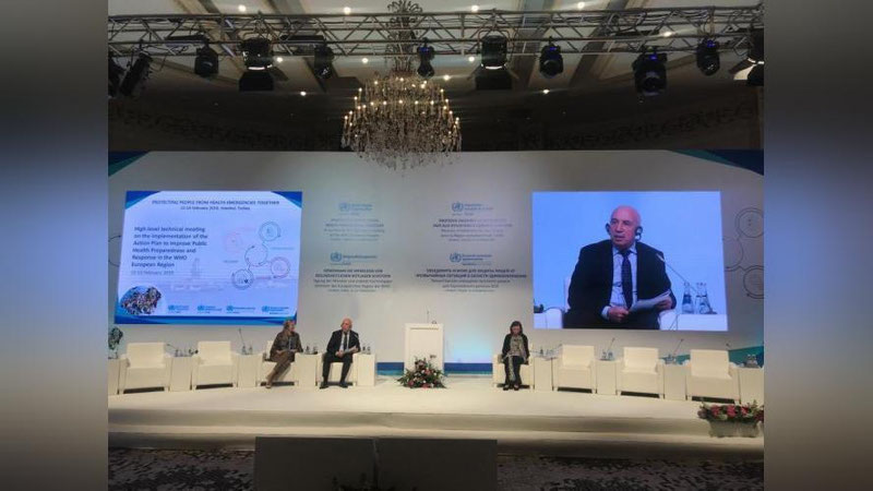 'JSST Evropa mintaqaviy byurosining oliy darajadagi sessiyalarining biriga O`zbekiston rahbarlik qilmoqda 'ning rasmi