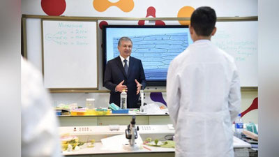 'Toshkentda Prezident maktabi ochildi'ning rasmi