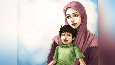 'Dunyo onalariga yo`llangan maktub: Farzandingizni duoibad qilmang! 'ning rasmi