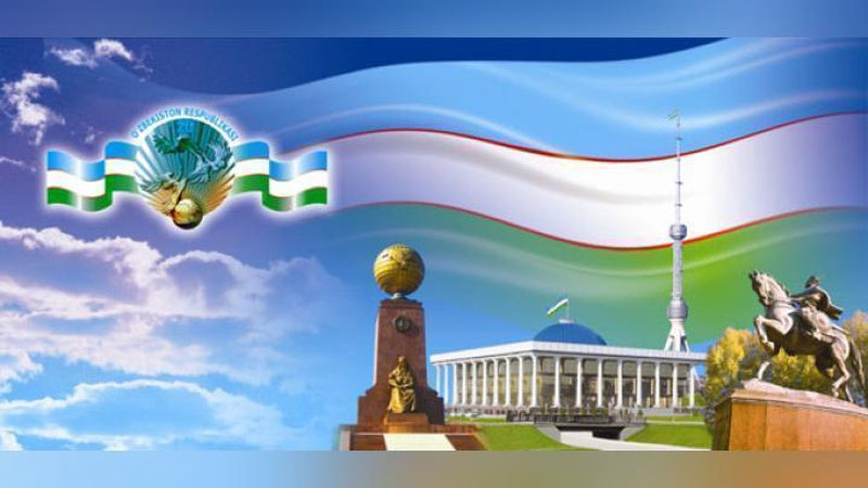 '​O`ZBEKISTON KONSTITUSIYaSINING 25 YILLIGIGA YaNGI NIShON TA`SIS ETILDI'ning rasmi