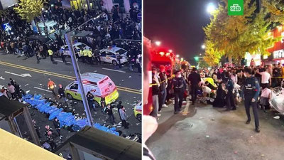 Изрображение 'Число погибших в давке в Сеуле выросло до 120-ти человек'