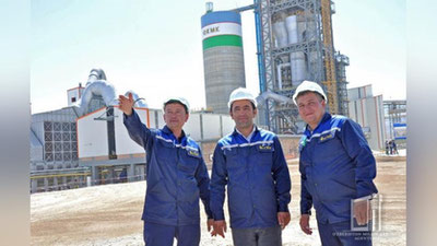 Изрображение 'В УЗБЕКИСТАНЕ ВВЕДЕН В СТРОЙ НОВЫЙ ЦЕМЕНТНЫЙ ЗАВОД'