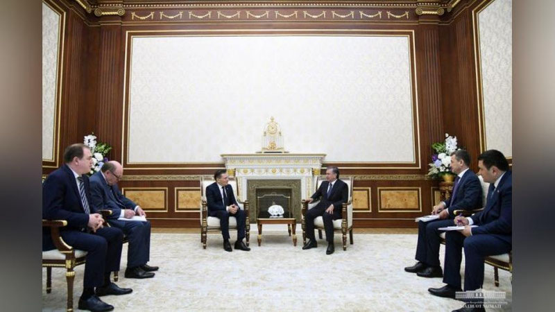 'Shavkat Mirziyoev «Rosatom» korporasiyasi bosh direktorini qabul qildi'ning rasmi