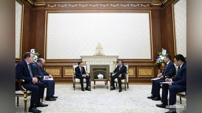'Shavkat Mirziyoev «Rosatom» korporasiyasi bosh direktorini qabul qildi'ning rasmi