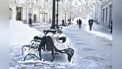 Изрображение 'Москва переживает рекордные морозы'