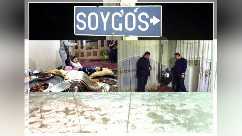 'Urgut hokimi oilasi bilan qish faslida aholining hayotini his qilish uchun bir tun tog`li qishloqda qoldi (foto)'ning rasmi