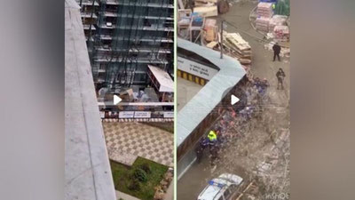 Изрображение 'В Москве задержали десятки узбекистанцев после массовой драки на стройке (видео)'