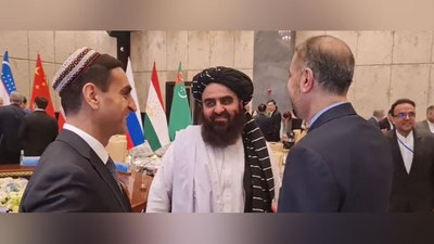 Изрображение 'Талибам дали выступить на конференции стран-соседей Афганистана в Самарканде'