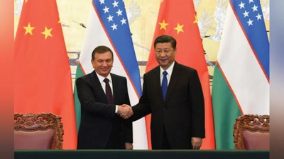 '​Шавкат Мирзиёев ва Хитой Халқ Республикаси Раиси Си Цзиньпиннинг расмий делегациялари иштирокидаги музокаралари бўлиб ўтди 'ning rasmi