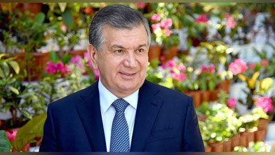 'Shavkat Mirziyoev 61 yoshni qarshi oldi'ning rasmi