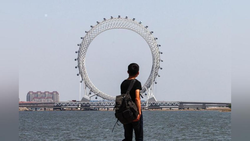 'Хитойда дунёда энг катта чархпалак-аттракцион қурилди (Видео)'ning rasmi