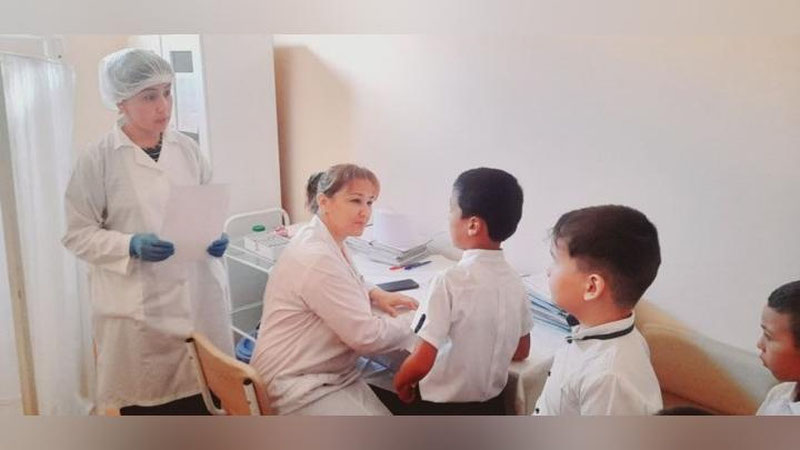 'O`zbekistonda 2−10 yoshli bolalarda ichak gelmintiozidan ommaviy davolash o`tkaziladi'ning rasmi