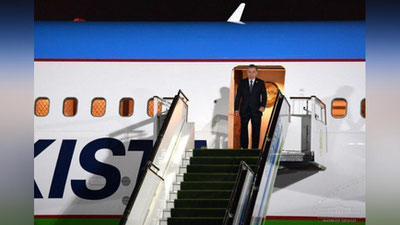 'Shavkat Mirziyoev Toshkentga qaytib keldi'ning rasmi