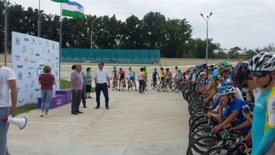 '​Toshkentda velotrek bo`yicha O`zbekiston chempionati start oldi'ning rasmi