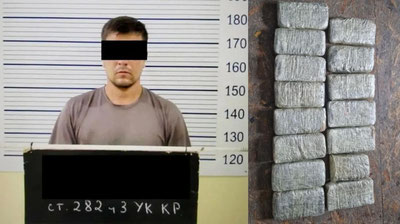 Image of 'A member of a criminal group attempting to smuggle drugs into Uzbekistan has been arrested.'