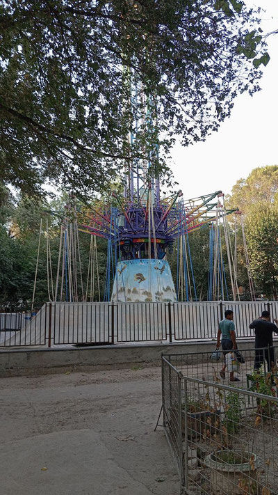 Image of 'An attraction broke down in the park in Namangan.'