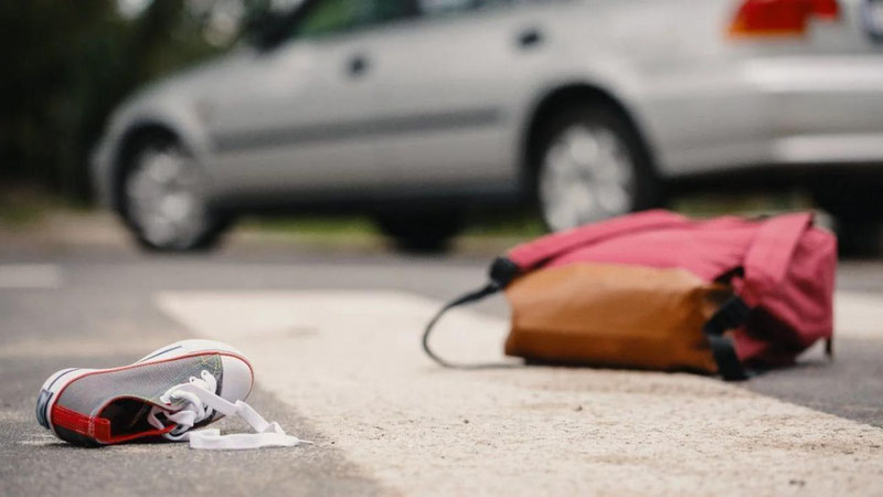 Image of 'A 3-year-old child died after being hit by a "Cobalt" while crossing the road in Samarkand.'