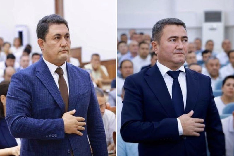 'Xorazm viloyatining ikki tumaniga hokim tayinlandi'ning rasmi