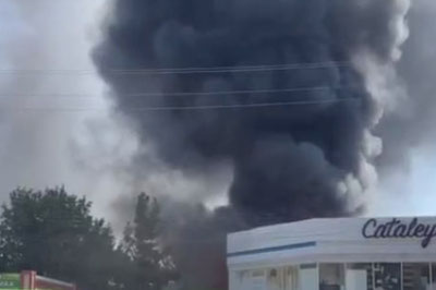 Изрображение 'В одном из магазинов в Юнусабаде произошёл пожар'