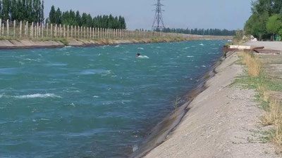 Image of 'In Andijan, a 30-year-old woman threw herself into a canal.'