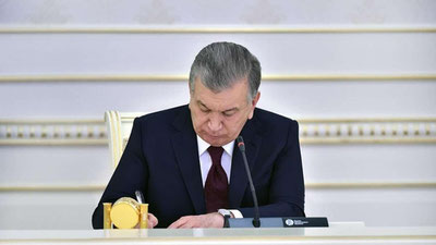 'Ўзбекистонда бир гуруҳ тадбиркорлар орден ва медаллар билан мукофотланди'ning rasmi