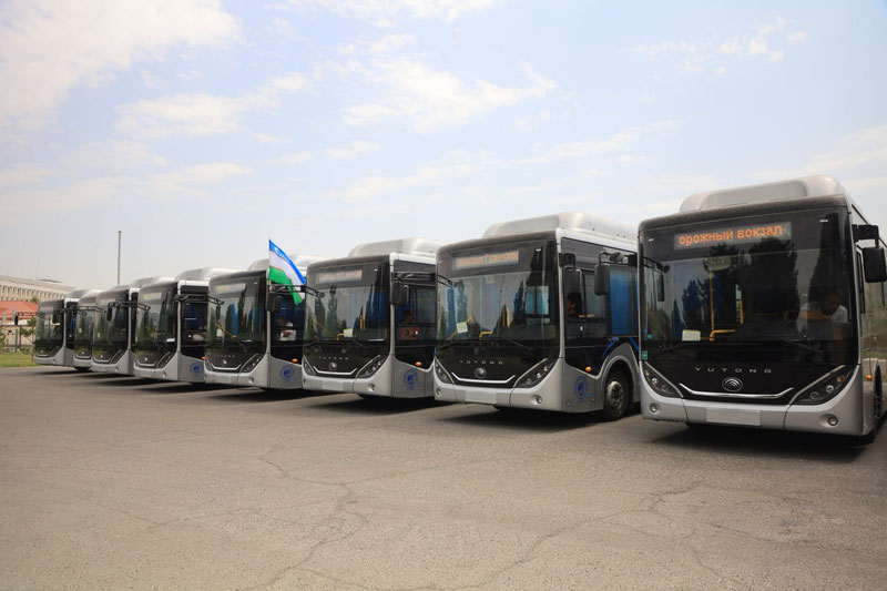 'Фарғона жамоат транспорти учун 20 та янги автобус олиб келинди'ning rasmi