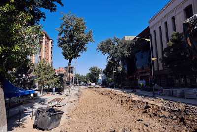 Изрображение 'Мирабадский хокимият показал раскопанную улицу Шевченко (фото)'